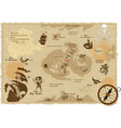old map vector image
