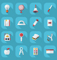 flat concept set modern design with shadow vector image vector image