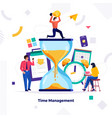 time management vector image