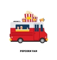 trailer fast food isolated vector image