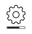 update process icon upgrade progress vector image vector image
