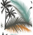 palm trees - design for textiles vector image