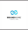 infinity logo symbol limitless lpgo vector image