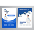 healthcare brochure vector image