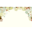autumn leaf background vector image