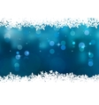 winter background vector image
