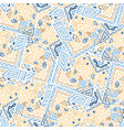 creative seamless pattern vector image vector image