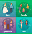 trying shop flat people concept vector image