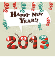 happy new year 2013 vector image