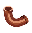 pipe isometric icon vector image vector image