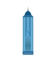 skyscraper icon isolated on white background vector image