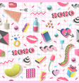 romantic abstract seamless pattern vector image vector image