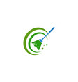 cleaning logo vector image