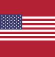 realistic flag united states which vector image vector image