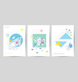 brochure template layout design corporate vector image vector image