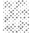 seamless pattern of print dogs paws vector image
