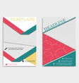 brochure design template creative vector image vector image