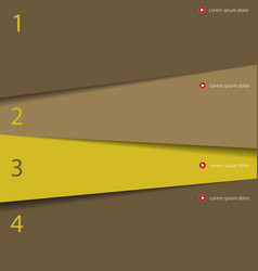 Modern red yellow design template Royalty Free Vector Image