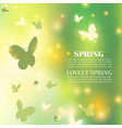 spring background bokeh design abstract vector image