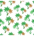 tropical palm trees seamless pattern vector image