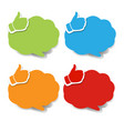 colorful speech bubble best price transparent vector image vector image