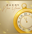 happy new year greetings card background vector image vector image