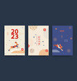 set of backgrounds greeting cards posters vector image