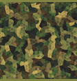 Seamless digital woodland camo texture Royalty Free Vector