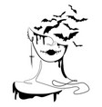 web vector image vector image