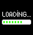 green loading bar great design for any purposes vector image