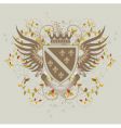 vintage shield vector image