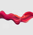 abstract colorful background color flow vector image vector image