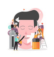 barbershop concept for web banner website vector image vector image