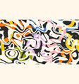 cool abstract liquid background in groovy style vector image vector image