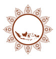 batik and island indonesian vector image