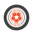 football or soccer club logo set template vector image