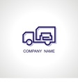 logo for shipping company vector image