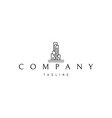 logo on which an abstract image of high vector image