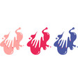 manicure beauty salon logo vector image vector image