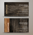 abstract creative business cards set template vector image vector image