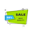 sale banner design template flat line geometric vector image