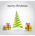 christmas background vector image