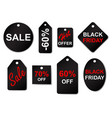 set of sale labels and tags vector image vector image