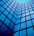 abstract office building design vector image