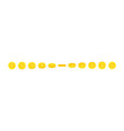 gold coin sprites vector image