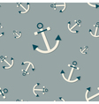 seamless nautical pattern with anchors vector image vector image