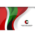 Uae color flag background Royalty Free Vector Image