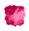 pink watercolor stain vector image vector image