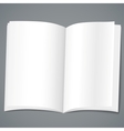 empty brochure design template vector image