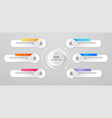 clean infographic steps banner design vector image vector image